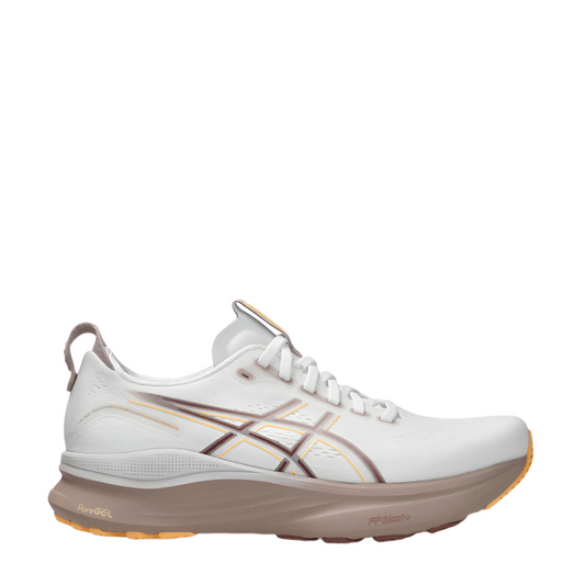 ASICS Shoes ASICS Women's GEL-KAYANO 32 Running Shoes in Cream/Brown/Orange AW25 - Up and Running