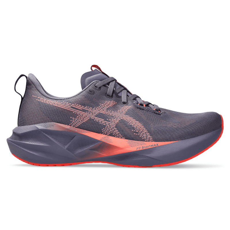 Asics Shoes Asics Women's Novablast 5 Running Shoes in Greyish Purple/Coral Reel SS25 - Up and Running