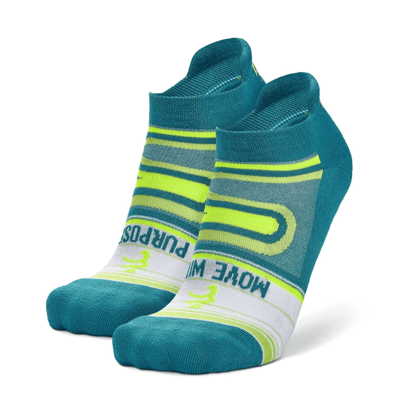 Balega Socks Tuquoise/Lime Punch / M Balega Grit and Grace Move With Purpose Socks AW24 - Up and Running