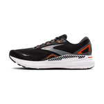 Brooks Footwear Brooks Adrenaline GTS 23 Men's Running Shoes AW24 Black/Mandarin Red/Blue - Up and Running