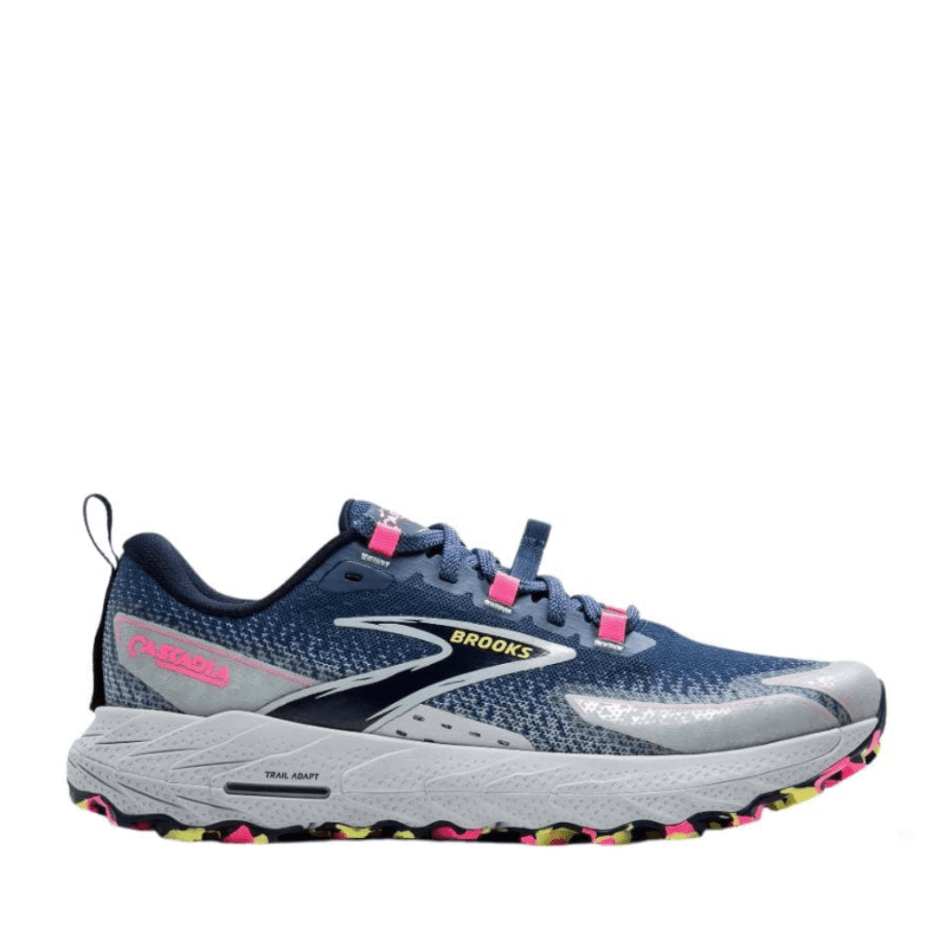 Brooks Shoes Brooks Cascadia 18 Women's Running Shoes AW24 Oceana/Pearl Blue/Pink - Up and Running