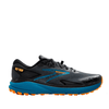 Brooks Shoes Brooks Divide 5 Men's Running Shoes AW24 Ebony/Mosaic Blue/Orange - Up and Running