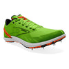 Brooks Shoes Brooks Draft XC Women's Running Shoes Green Gecko/Red Orange/White AW24 - Up and Running