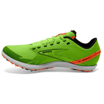 Brooks Shoes Brooks Draft XC Women's Running Shoes Green Gecko/Red Orange/White AW24 - Up and Running