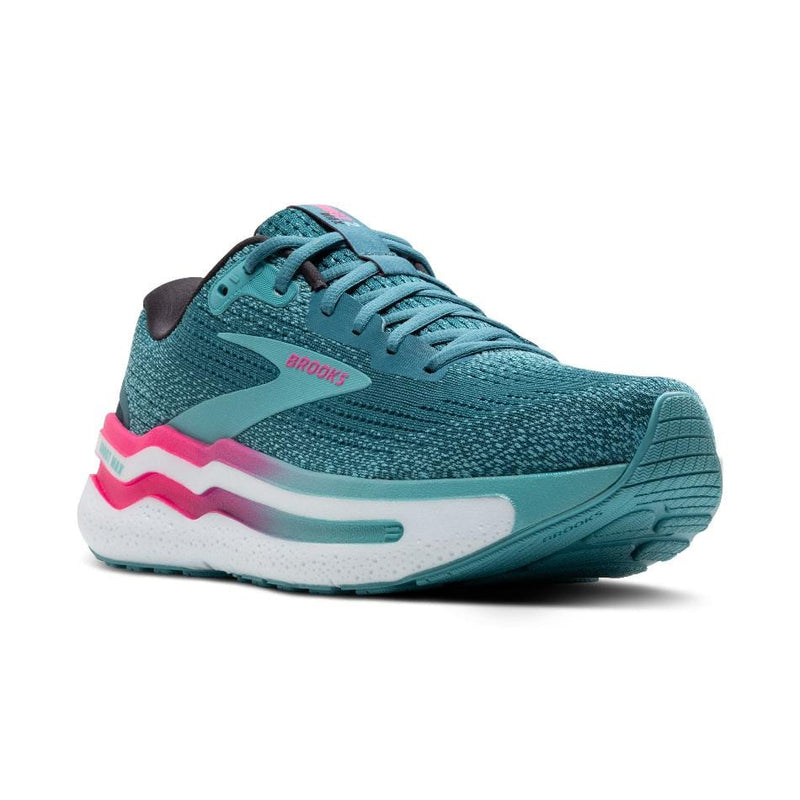 Brooks Shoes Brooks Ghost Max 2 Women's Running Shoes AW24 Storm Blue/Knockout Pink/Aqua - Up and Running