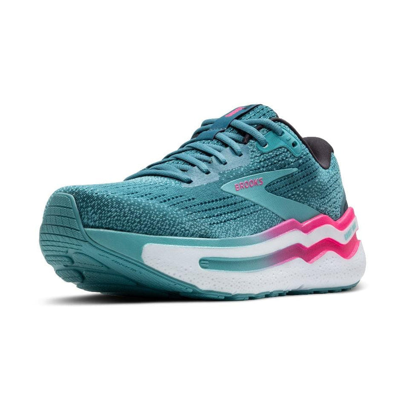 Brooks Shoes Brooks Ghost Max 2 Women's Running Shoes AW24 Storm Blue/Knockout Pink/Aqua - Up and Running