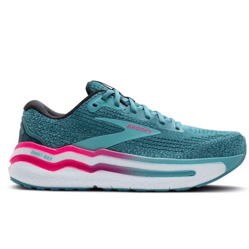 Brooks Shoes Brooks Ghost Max 2 Women's Running Shoes AW24 Storm Blue/Knockout Pink/Aqua - Up and Running