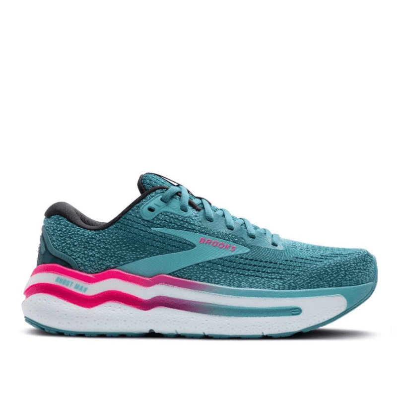 Brooks Shoes Brooks Ghost Max 2 Women's Running Shoes AW24 Storm Blue/Knockout Pink/Aqua - Up and Running