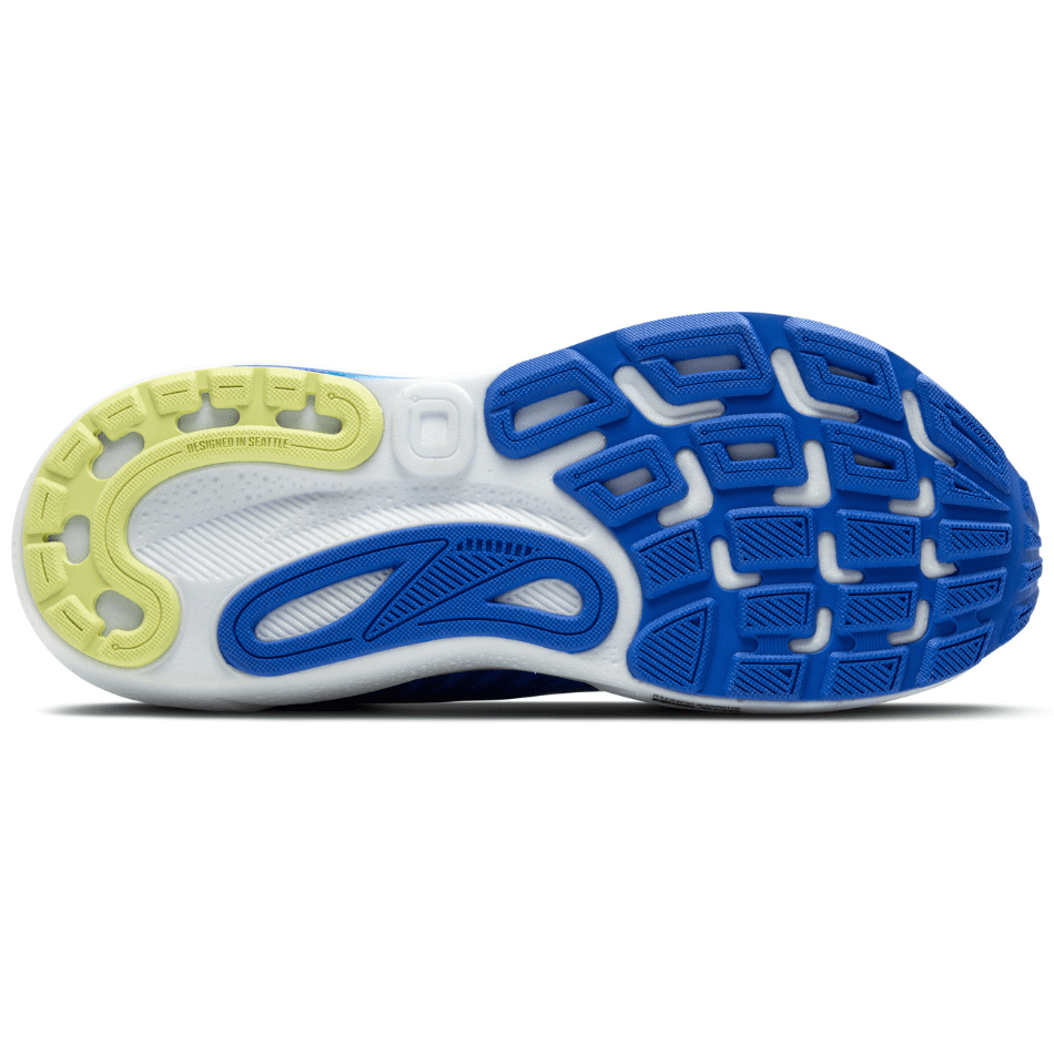 Brooks Shoes Brooks Men's Adrenaline 24 Running Shoes 2E Width (Wide fit) in Cobalt/Neo Yellow/Peacoat SS25 - Up and Running