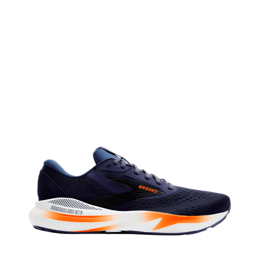 Brooks Shoes Brooks Men's Adrenaline GTS 24 Running Shoes in Peacoat/Orange/White SS25 - Up and Running