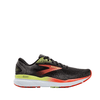 Brooks Shoes Brooks Men's Ghost 16 Running Shoes 2E (Wide Width) in Black/Mandarin Red/Green AW24 - Up and Running