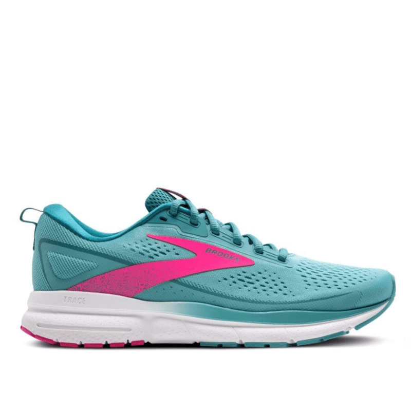 Brooks Shoes Brooks Trace 3 Women's Running Shoes AW24 Aqua/Storm/Pink - Up and Running