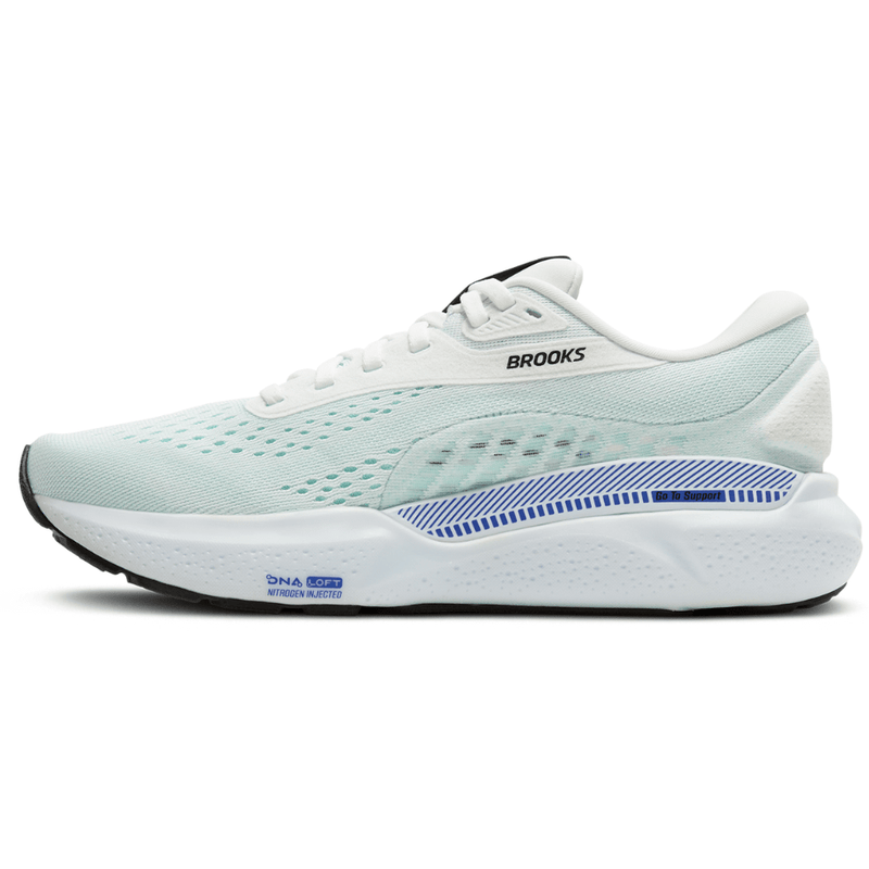 Brooks Shoes Brooks Women's Adrenaline 24 Running Shoes in White/Limpet Shell/Amparo SS25 - Up and Running