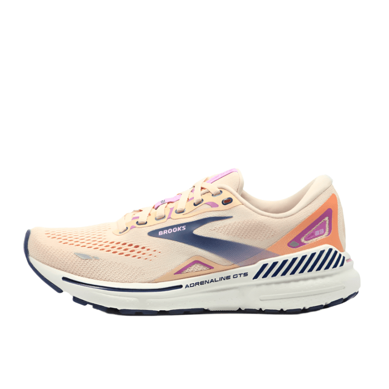 Brooks Shoes Brooks Women's Adrenaline GTS 23 Running Shoes in Apricot/Blue SS24 - Up and Running