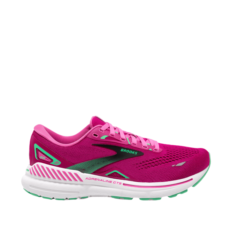 Brooks Shoes Brooks Women's Adrenaline GTS 23 Running Shoes in Pink/Festival Fuchsia/Black AW24 - Up and Running