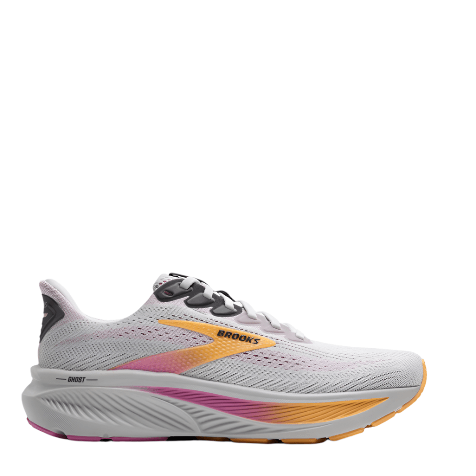 Brooks Shoes Brooks Women's Ghost 17 Running Shoes in Oyster/Apricot/Pink AW25 - Up and Running