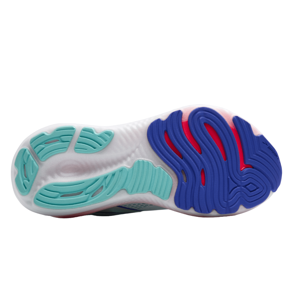 Brooks Shoes Brooks Women's Glycerin 22 Running Shoes in White/Limpet Shell/Amparo Blue SS25 - Up and Running