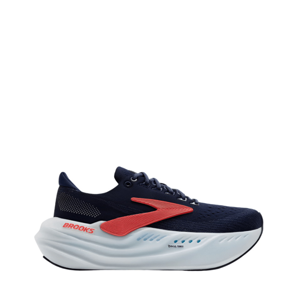 Brooks Shoes Brooks Women's Glycerin Max Running Shoes in Peacoat/Blue Ribbon/Hot Coral SS25 - Up and Running