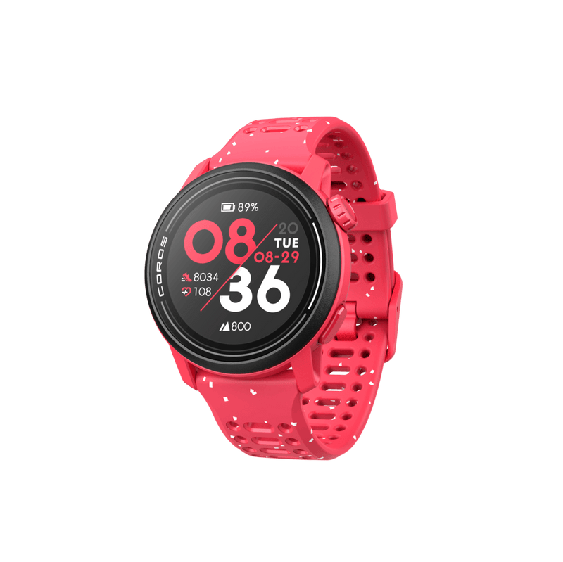 Coros Electronics COROS PACE 3 Premium GPS Sport Watch with Silicone Band in Red - Up and Running