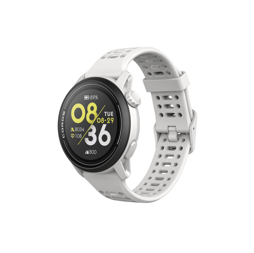 Coros Electronics COROS PACE 3 Premium GPS Sport Watch with Silicone Band in White - Up and Running