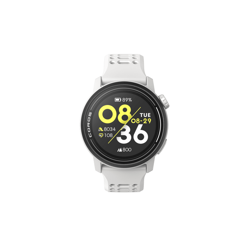 Coros Electronics COROS PACE 3 Premium GPS Sport Watch with Silicone Band in White - Up and Running