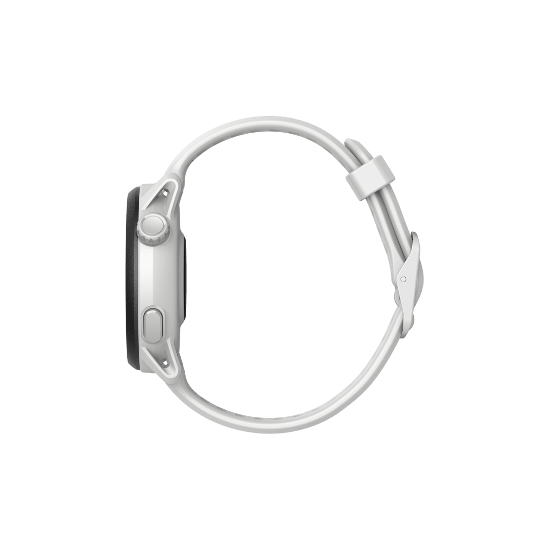 Coros Electronics COROS PACE 3 Premium GPS Sport Watch with Silicone Band in White - Up and Running