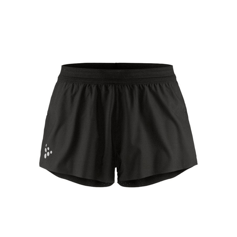 Craft Clothing Craft Mens Pro Hypervent Split Shorts 2 Black SS24 - Up and Running