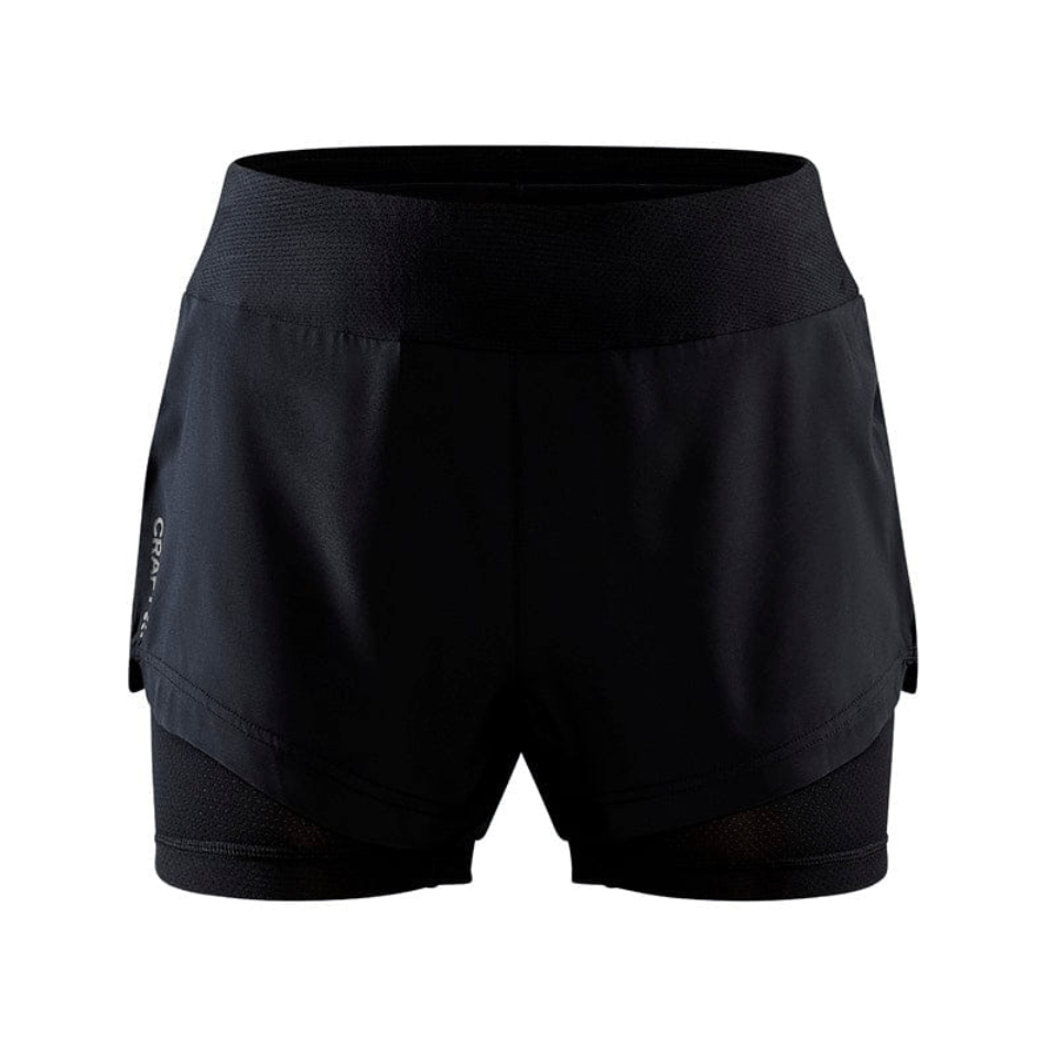 Craft Clothing Craft Women's ADV Essence 2-in-1 Shorts Black SS24 - Up and Running