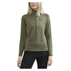 Craft Clothing Craft Women's Core Gain Midlayer with 1/4 Zip in Rift Green AW24 - Up and Running