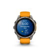 Garmin Electronics Garmin Fenix 8, 47mm, AMOLED, Sapphire, Titanium and Graphite with Spark Orange and Graphite Band - Up and Running