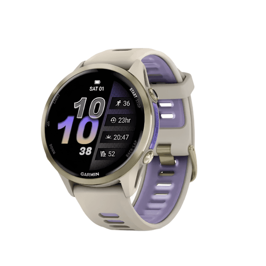 Garmin Electronics Garmin Unisex Forerunner 970 GPS Running Watch in French Gray/Indigo - Up and Running