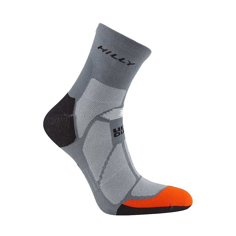 Hilly Accessories Hilly Marathon Fresh Anklet Granite/Orange - Up and Running