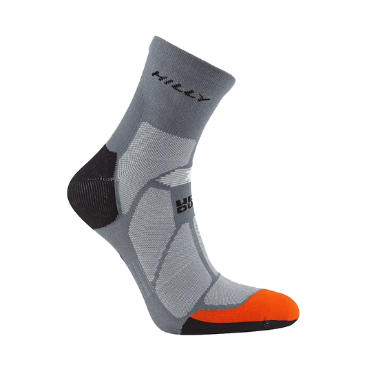 Hilly Accessories Hilly Marathon Fresh Anklet Granite/Orange - Up and Running