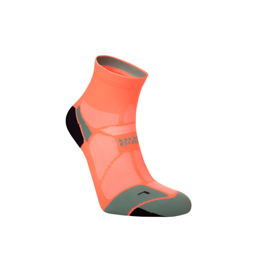 Hilly Accessories Hilly Marathon Fresh Anklet Min Running Socks in Neon Candy/Sage SS25 - Up and Running