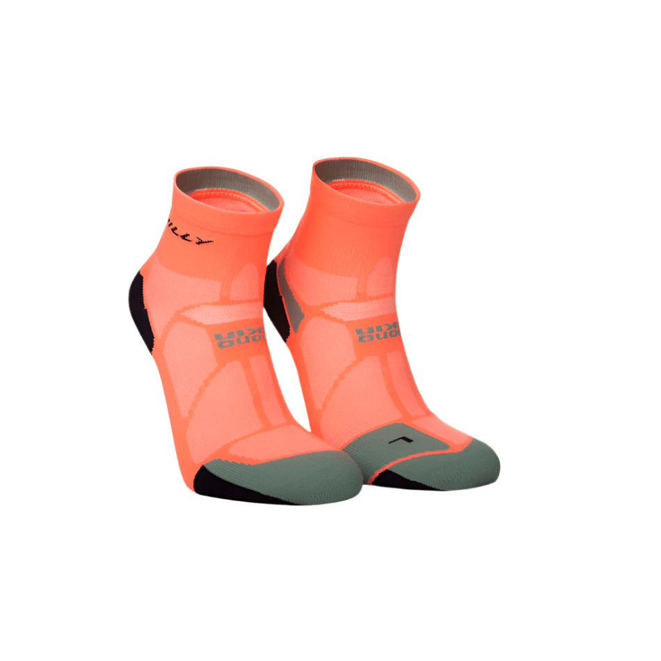 Hilly Accessories Hilly Marathon Fresh Anklet Min Running Socks in Neon Candy/Sage SS25 - Up and Running