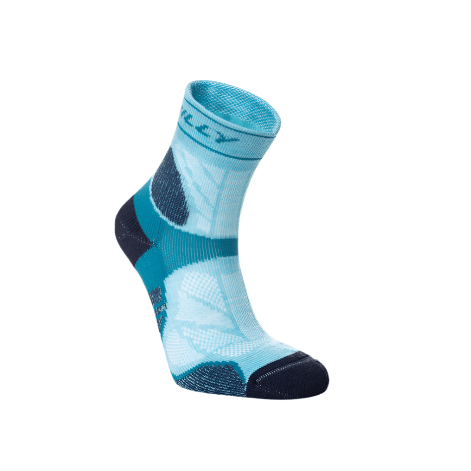 Hilly Accessories Hilly Trail Anklet Max Running Socks in Peppermint/Teal SS25 - Up and Running