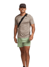 Janji Clothing Janji Men's 5 inch AFO Middle Short in Sage AW24 - Up and Running