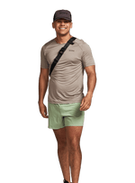 Janji Clothing Janji Men's 5 inch AFO Middle Short in Sage AW24 - Up and Running