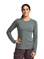 Janji Clothing Janji Women's Circa Daily Long Sleeve in Scree AW24 - Up and Running