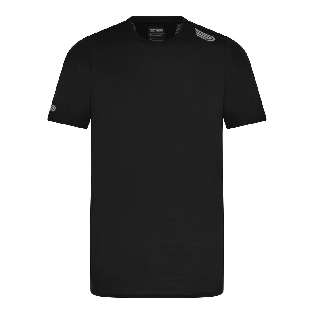 Pressio Clothing Men's Pressio Elite Short Sleeved Top - Black - SS24 - Up and Running