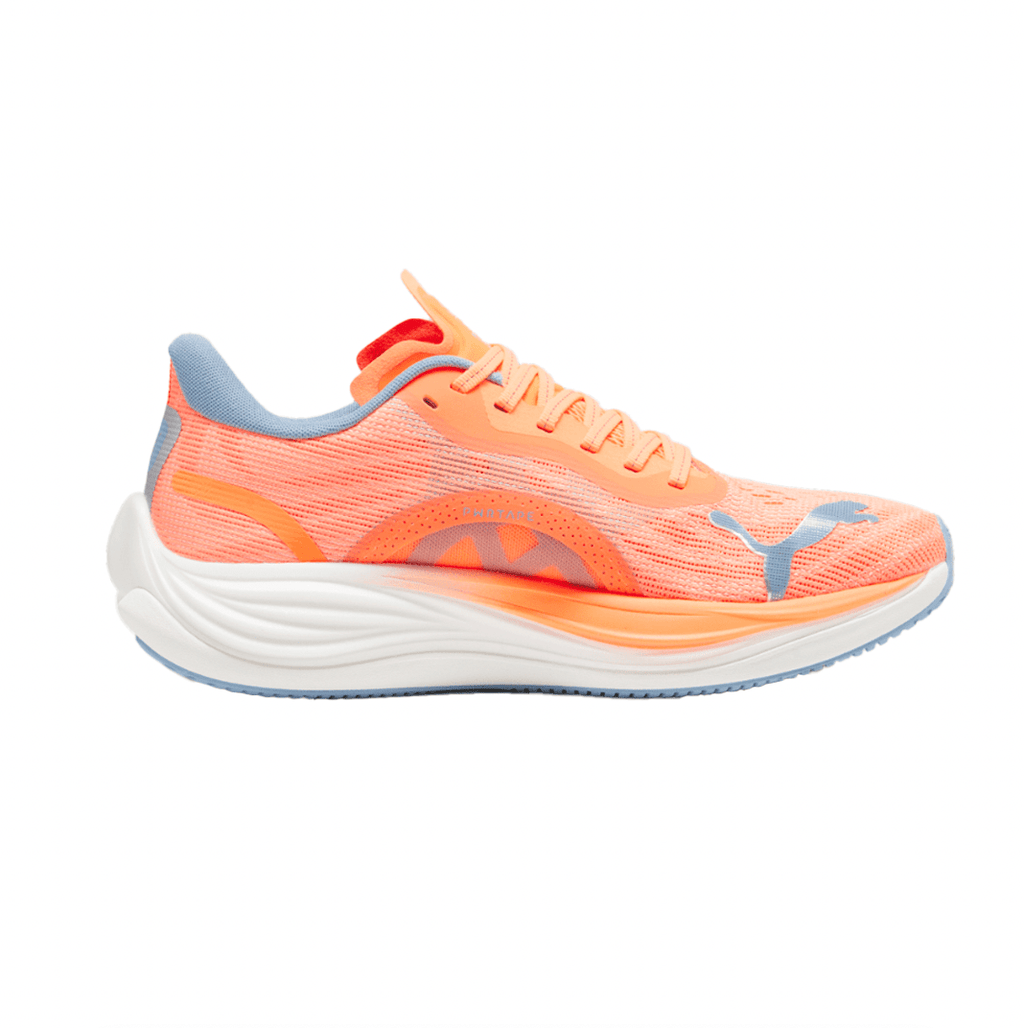 PUMA Footwear Mens PUMA Velocity Nitro 3 - Neon Citrus Silver Dewrop - SS24 - Up and Running