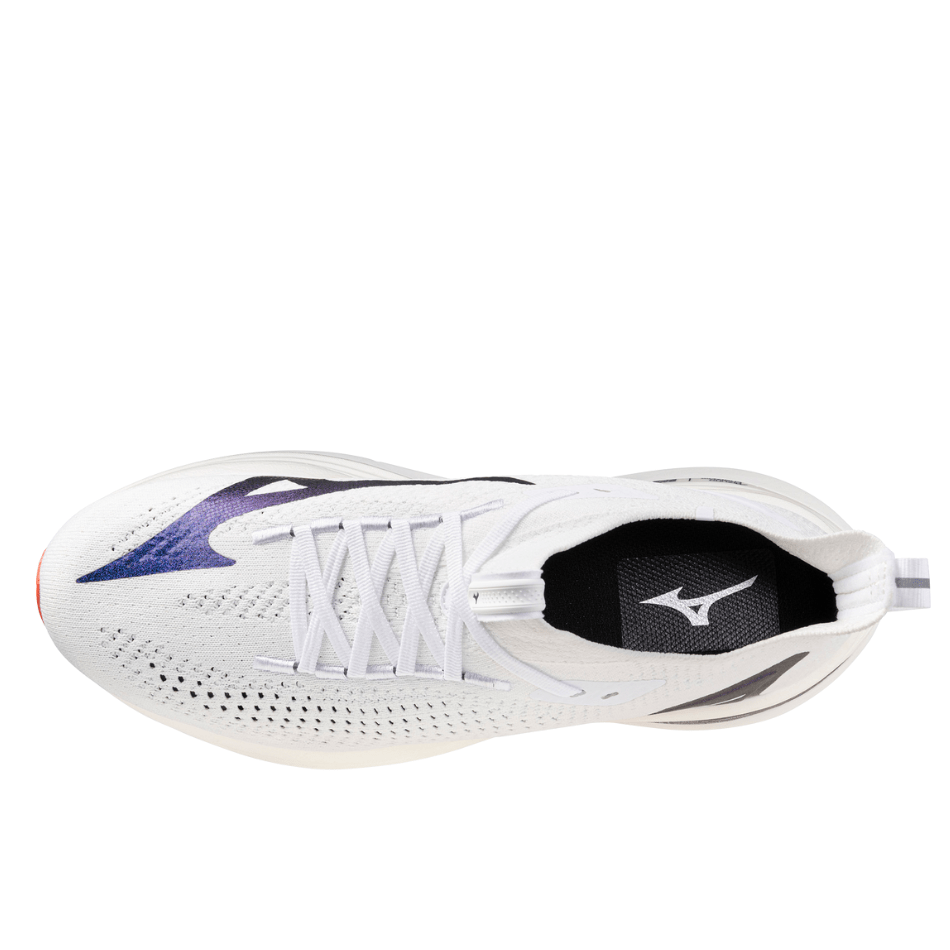Mizuno Shoes Mizuno Men's Neo Vista 2 Running Shoes in White/White/Iris Bloom AW25 - Up and Running