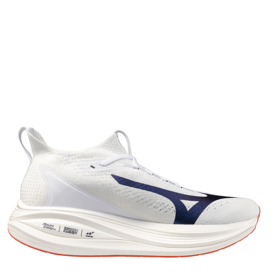 Mizuno Shoes Mizuno Men's Neo Vista 2 Running Shoes in White/White/Iris Bloom AW25 - Up and Running