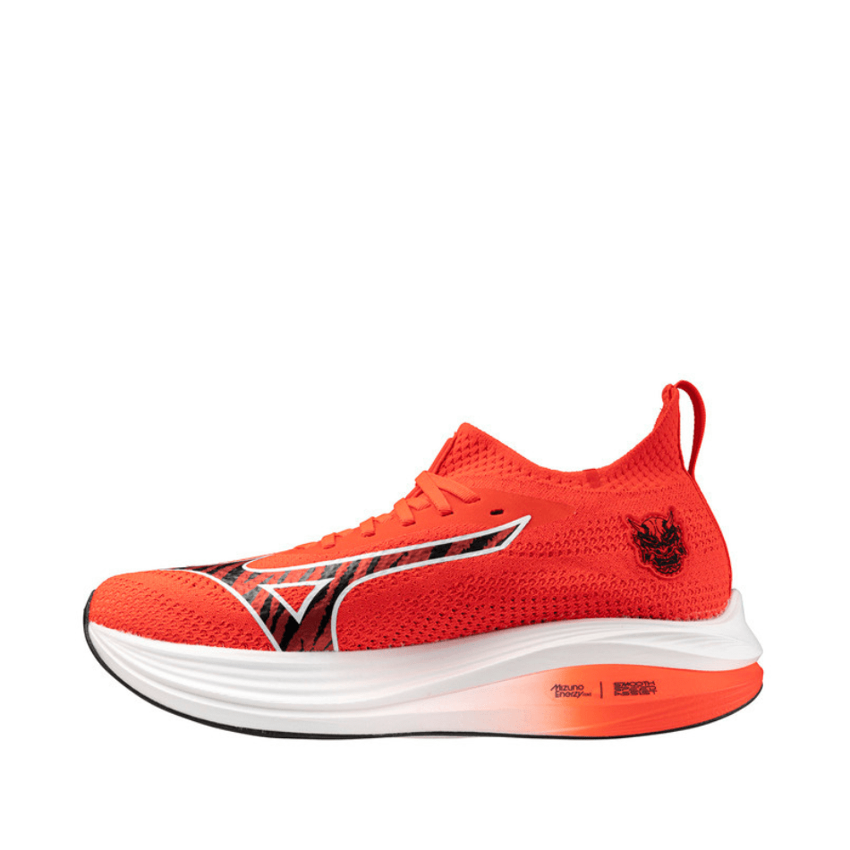 Mizuno Shoes Mizuno Unisex Neo Zen Shoes in Baseball Blue/Black/Mizuno Ignition Red SS25 - Up and Running