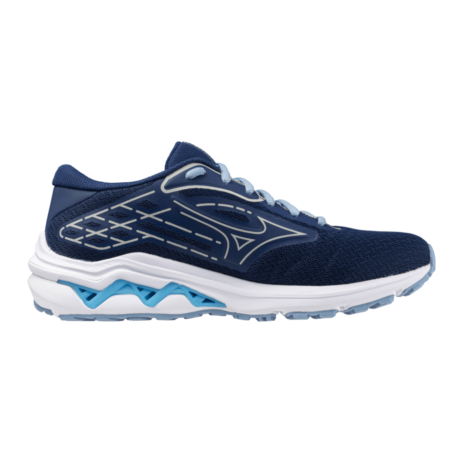 Mizuno Shoes Mizuno Wave Equate 8 Women's Running Shoes Estate Blue/River Blue/Glacier AW24 - Up and Running