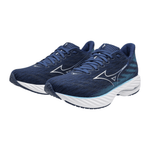 Mizuno Shoes Mizuno Wave Rider 28 Men's Running Shoes Estate Blue/White/River-Blue AW24 - Up and Running