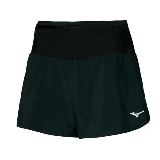 Mizuno Clothing Mizuno Women's Multi Pocket Short in Black SS25 - Up and Running