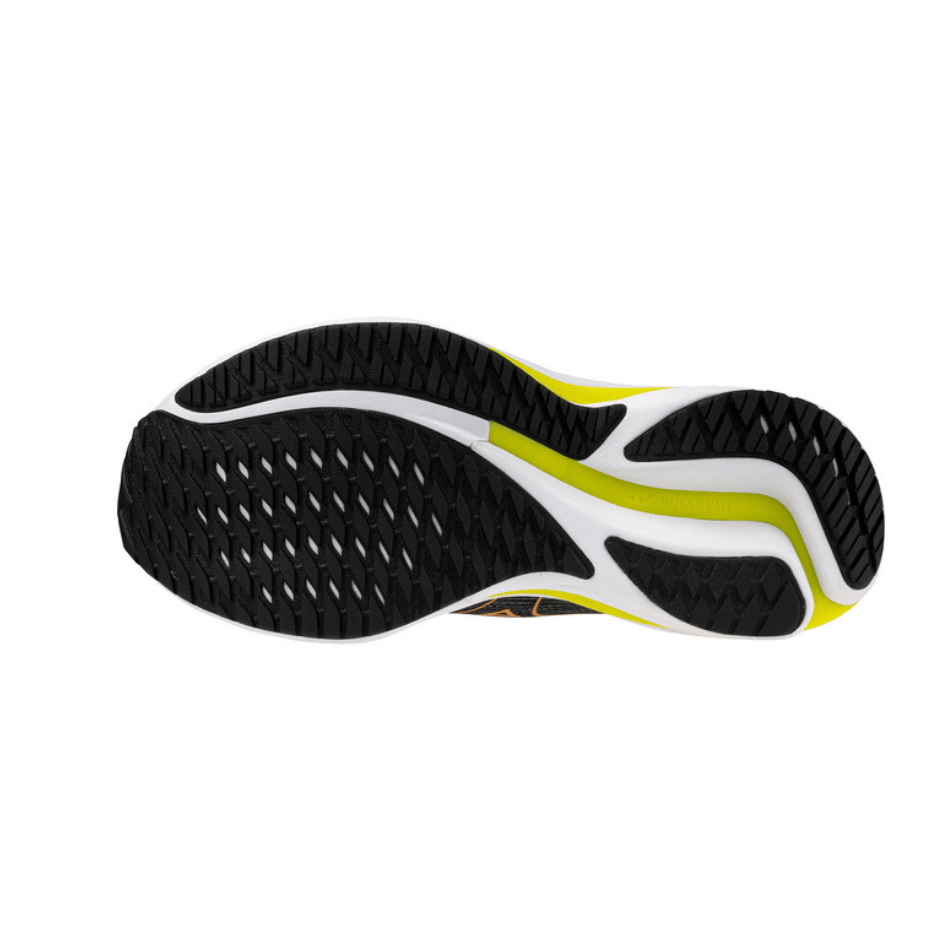 Mizuno Shoes Mizuno Women's Wave Rider 28 Running Shoes in Black/Evening Primrose/Poppy Reid SS25 - Up and Running