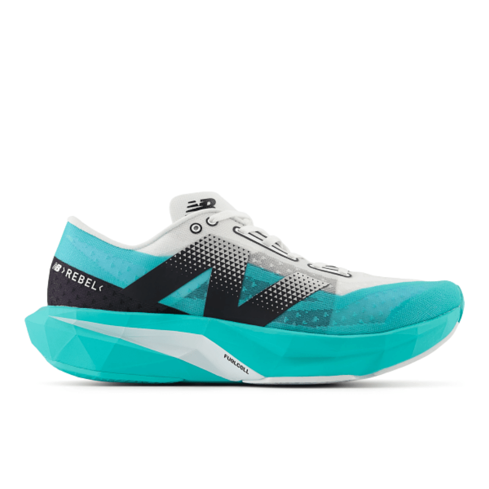 New Balance Shoes New Balance Fuelcell Rebel V4 Men's Running Shoes Cyber Jade with White and Black AW24 - Up and Running