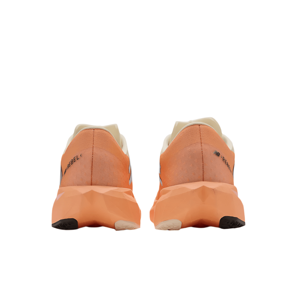 New Balance Shoes New Balance Men's FuelCell Rebel V4 Running Shoes in Hot Mango/Angora/Black SS25 - Up and Running